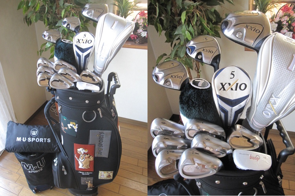 ★値下交渉★ 総額40万相当　ゼクシオ THE XXIO レディース　/ BIONIC 105 NANO WHITE / ウエサコ コロコロCB & 旅行用トラベルカバー付