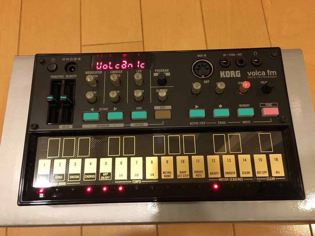 volca fm KORG FM - | korg SYNTHESIZER DIGITAL 美品 中古