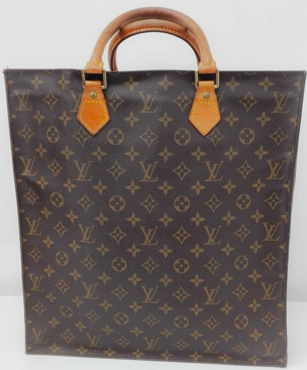 【2025，定番人気】 ルイヴィトン LOUIS VUITTON ハンドバッグ サックプラ モノグラム MI0012(ハンドバッグ)｜売買されたオークション情報、yahooの商品情報をアーカイブ公開 - オークファン かばん、バッグ