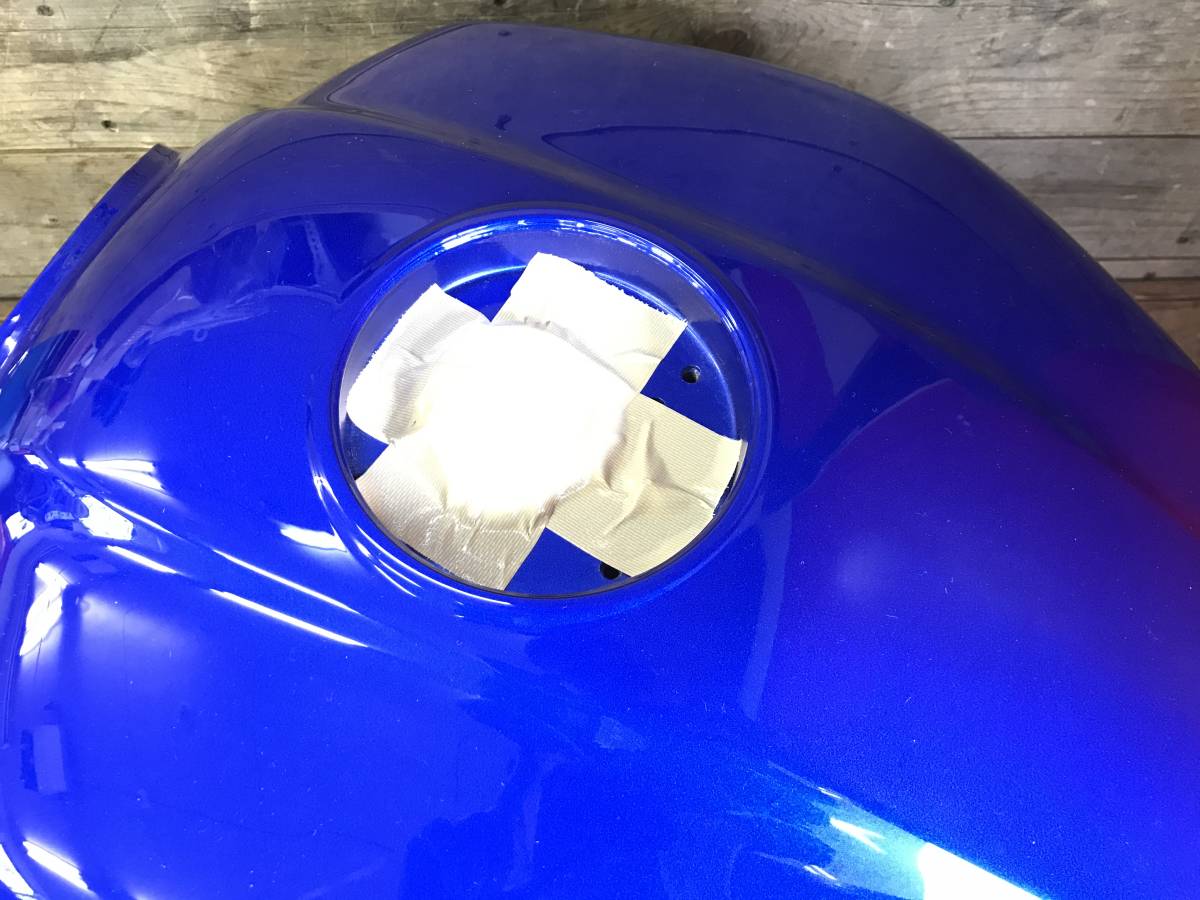 美品】☆100円スタート☆ ヤマハ・XJR400R（RH02J） 純正タンク ブルー