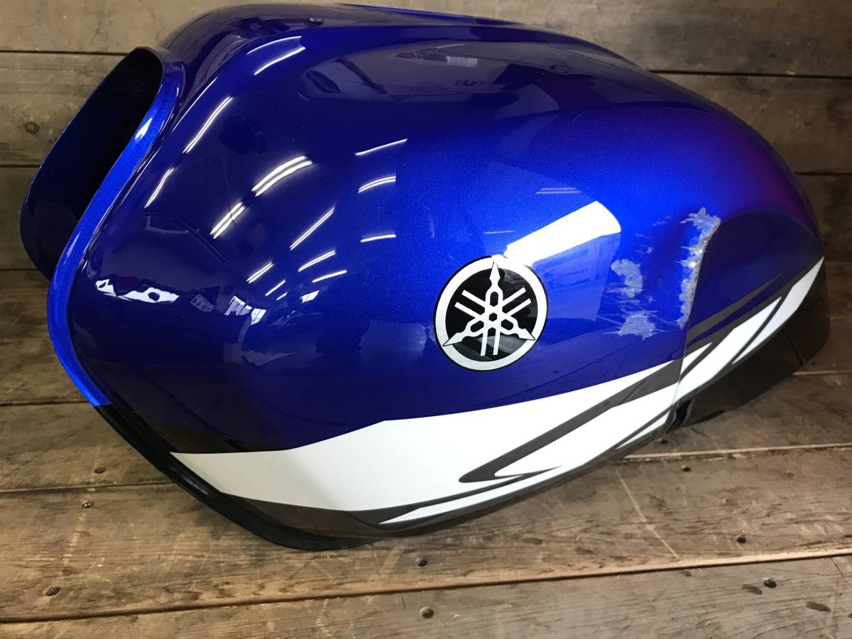 美品】☆100円スタート☆ ヤマハ・XJR400R（RH02J） 純正タンク ブルー 
