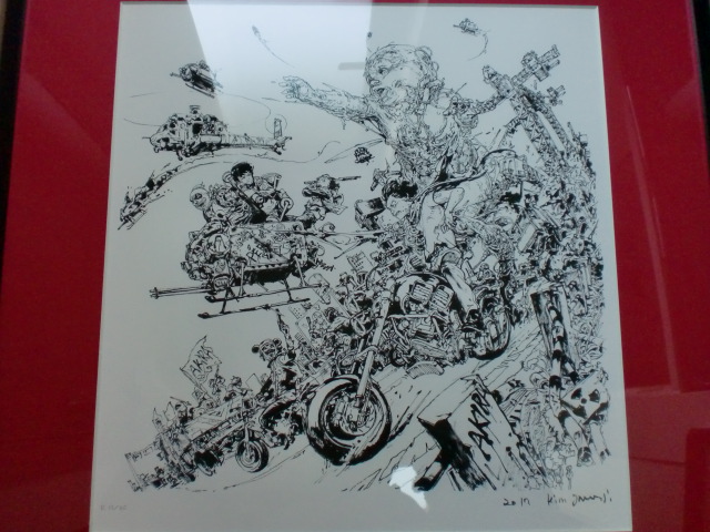 大友克洋トリビュート展 キム・ジョンギ直筆特大原画[AKIRA複製原画
