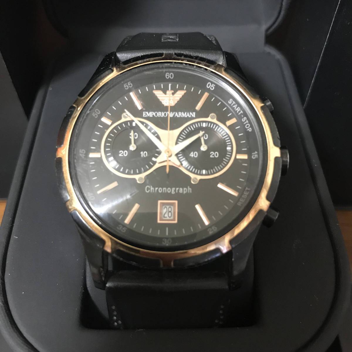 AR0584 EMPORIO ARMANI - エンポリオアルマーニ腕時計 電池切れ 