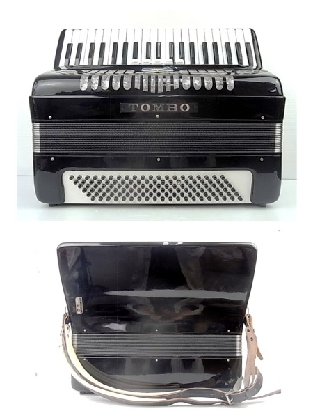 ひ*よ様 TOMBO アコーディオン No.75 41鍵 120ベース ビンテー アコーディオン 41鍵 トンボ ♪♪TOMBO トンボ 独奏 アコーディオン 41