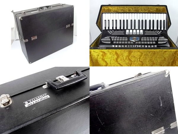 ひ*よ様 TOMBO アコーディオン No.75 41鍵 120ベース ビンテー アコーディオン 41鍵 トンボ ♪♪TOMBO トンボ 独奏 アコーディオン 41