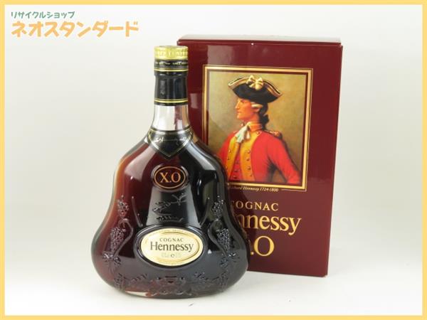 古酒◇Hennessy ヘネシー XO 金キャップ クリアボトル ブランデー
