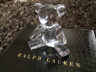 ラルフローレン Lauren Bear Ralph クリスタル Sculpture, - オブジェ