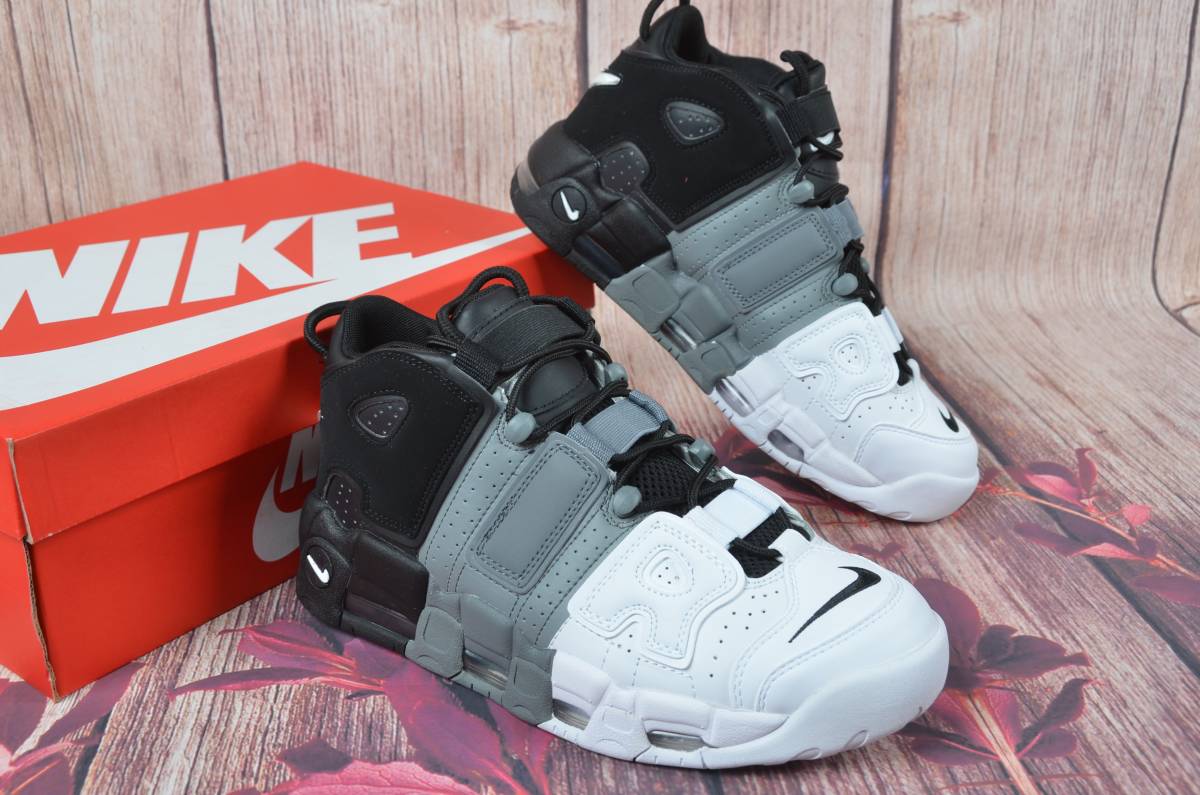 NIKE ナイキ スニーカー NIKE AIR MORE UPTEMPO &ldquo;TRI-COLOR&rdquo; 921948002 27.5cm(27.5cm)｜売買されたオークション情報、yahooの商品情報をアーカイブ公開 - オークファン 27.5cm