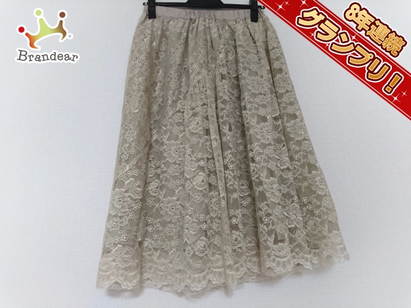 新品，SALE クロス&クロス Cloth&Cross ボトムス スカート ベージュ レディース レース/フラワー(レディースファッション)｜売買されたオークション情報、yahooの商品情報をアーカイブ公開 - オークフ その他