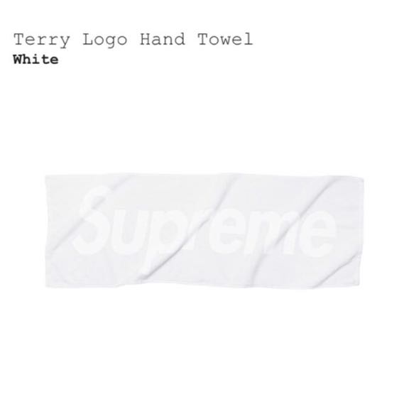 Supreme Logo Towel Terry Hand | - White – 0 Spring⁄Summer Preview