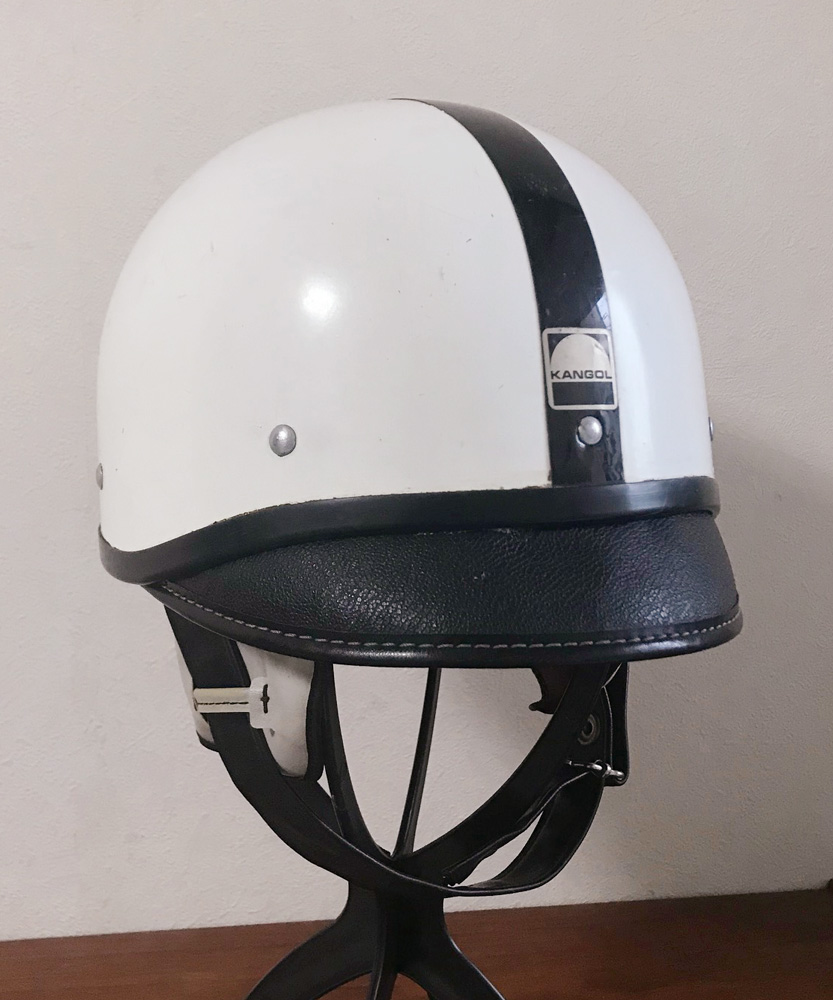 新品，100%新品 60's Kangol mercury G.T. Helmet カンゴール マーキュリー ヘルメット ホワイト 英国 Size UK1 S Made in Scotland 検 Lambretta Vespa(Sサイズ)｜売買されたオークション情報、yahooの商品情報をアーカイブ公開 半帽、半キャップ