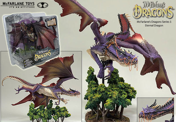 McFarlane's Dragons Series 5 フィギュア 4体セット マクファーレン トイズ ドラゴン フィギュアシリーズ5 エターナル