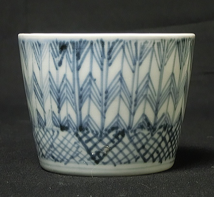 古伊万里 染付蕎麦猪口 5客 8.1cm 江戸中期〜後期 キッチン・食器 古