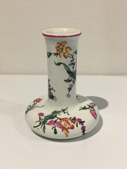 GIENジアン 陶器 花瓶 フラワーベース ヴィンテージ フランス製