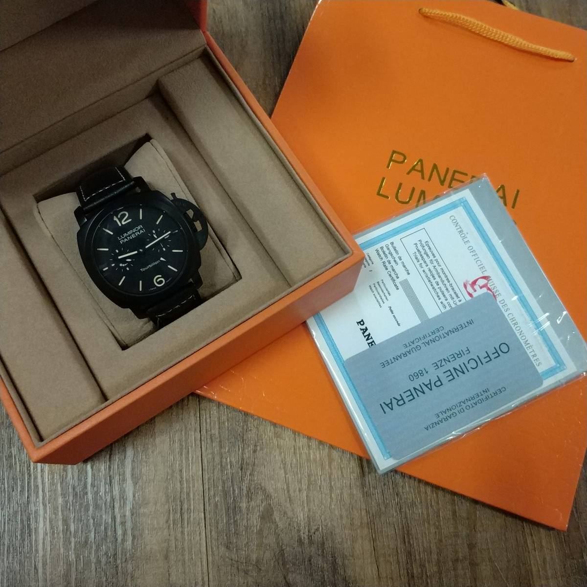 全国無料，大人気 オフィチーネ パネライ OFFICINE PANERAI メンズ 腕時計 44ｍｍ 黒文字盤(その他)｜売買されたオークション情報、yahooの商品情報をアーカイブ公開 - オークファン その他