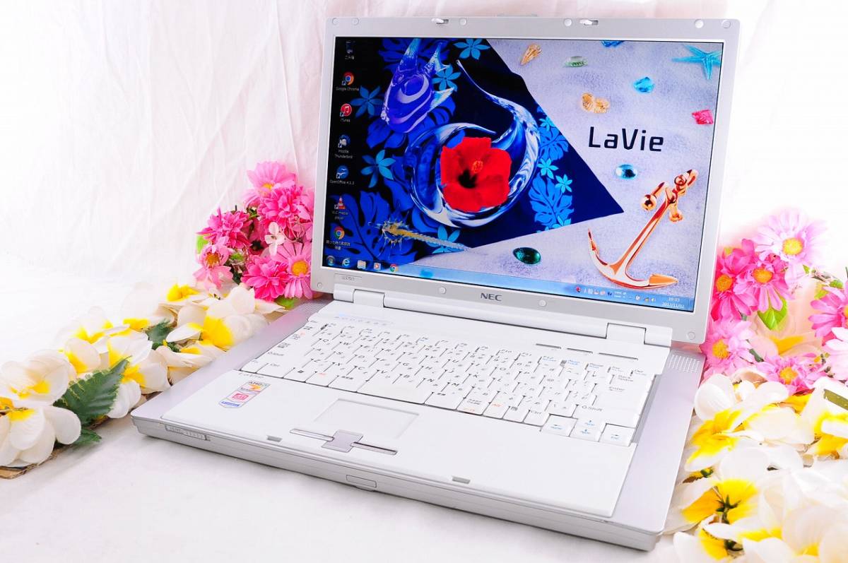 ☆良上品☆NEC LaVie LL570/J 定番のWin7 定番の32bit 大画面液晶 DVD