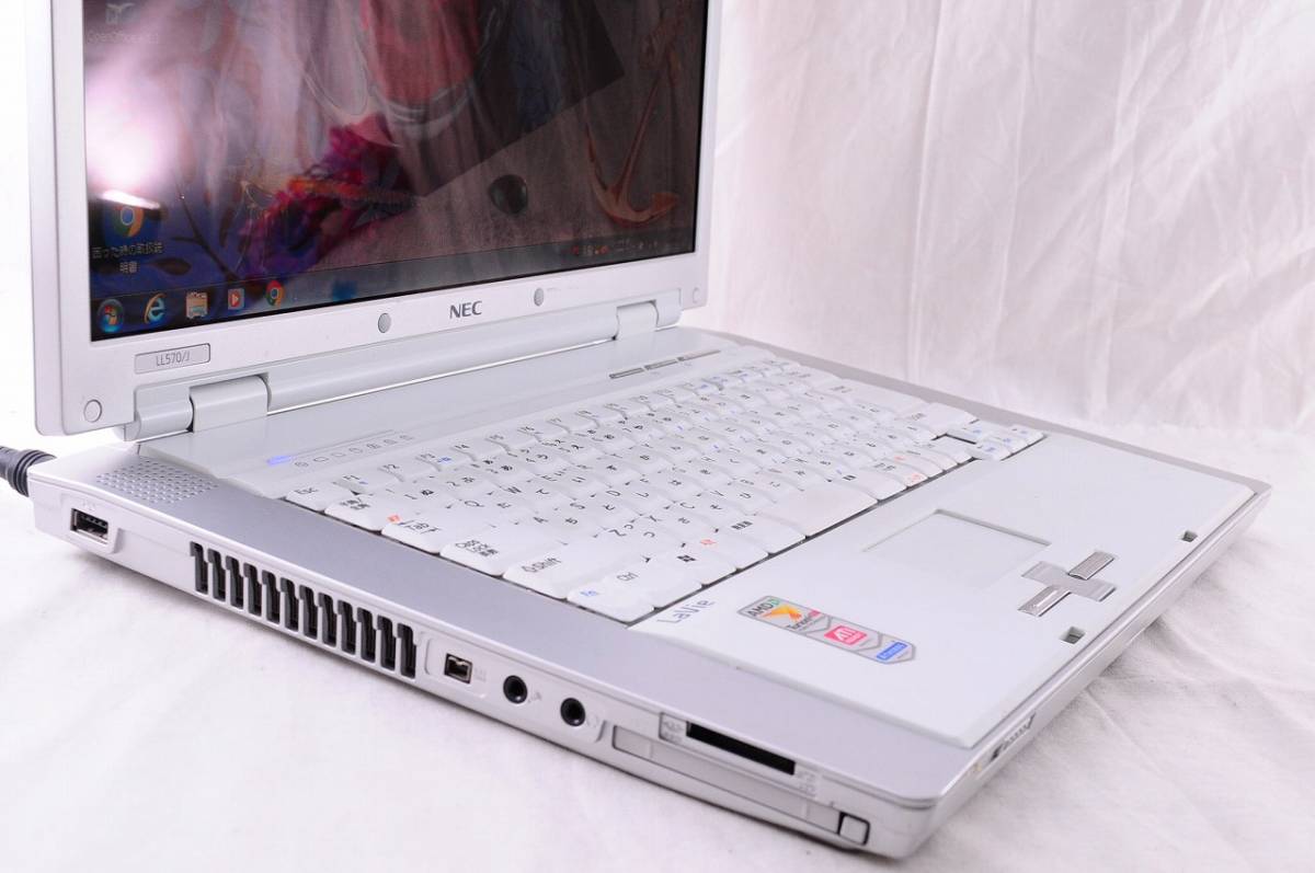 ☆良上品☆NEC LaVie LL570/J 定番のWin7 定番の32bit 大画面液晶 DVD