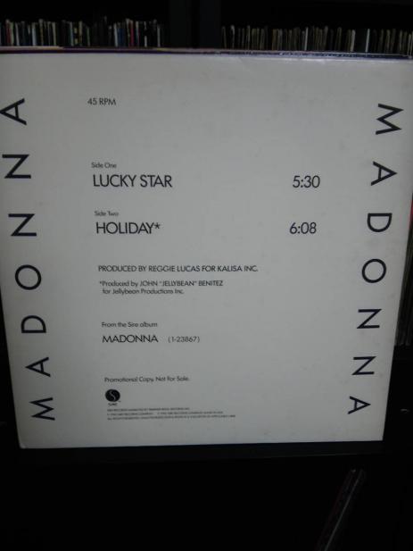 US-Promo12' Madonna/Lucky Star/Holiday