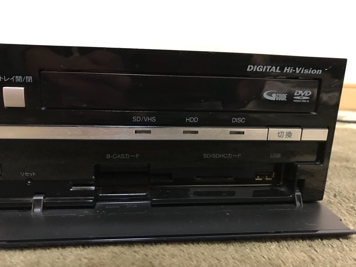 DX BROADTEC VHS/BDレコーダー DXBW320 リモコン付 ジャンク 【公式通販】