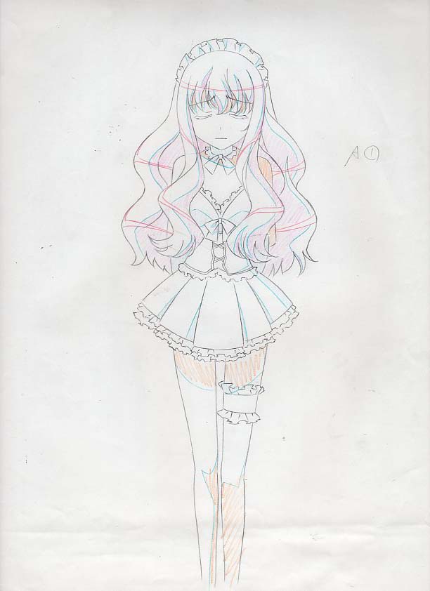 ゼロの使い魔 アニメ「ゼロの使い魔」原画・動画 051 セル画 原画 動画