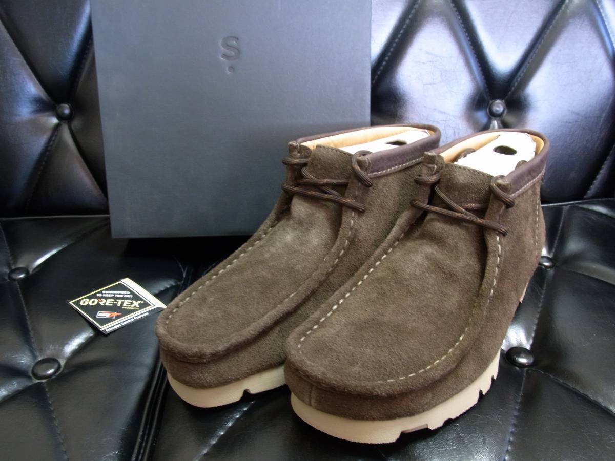 CLARKS Wallabee GTX UK7 US7.5 25cm Peat Suede クラークス ワラビー 
