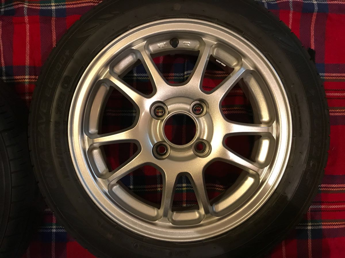 ECO FORME SE-10 14インチ アルミホイール 14X4.5J +46 PCD100 4H 4穴