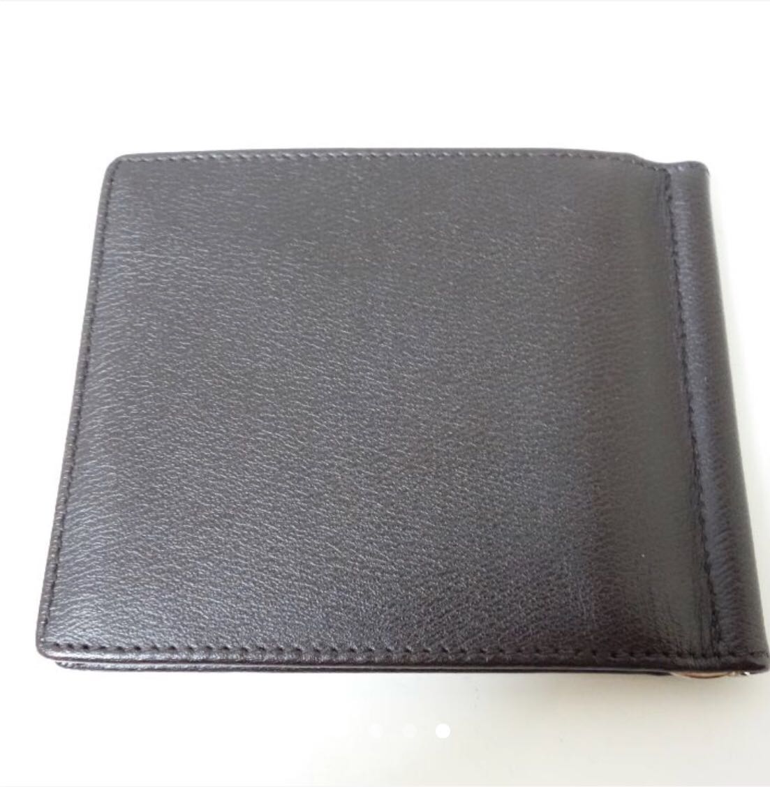 ロエベ マネークリップ 財布 焦げ茶 正規店購入 美品中古