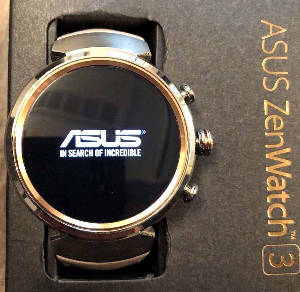 ASUS ZenWatch 3 スマートウォッチ WI503－SL-BG (シルバー/グレーベージュ)