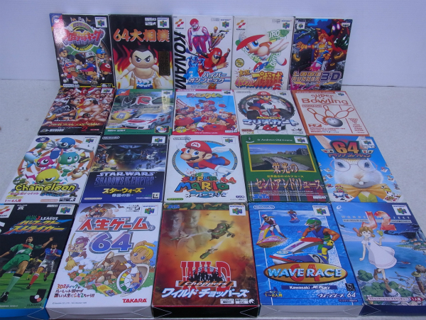 N64 ニンテンドー64ソフト マリオカート/スターウォーズ等 まとめて20本セット ジャンク【20