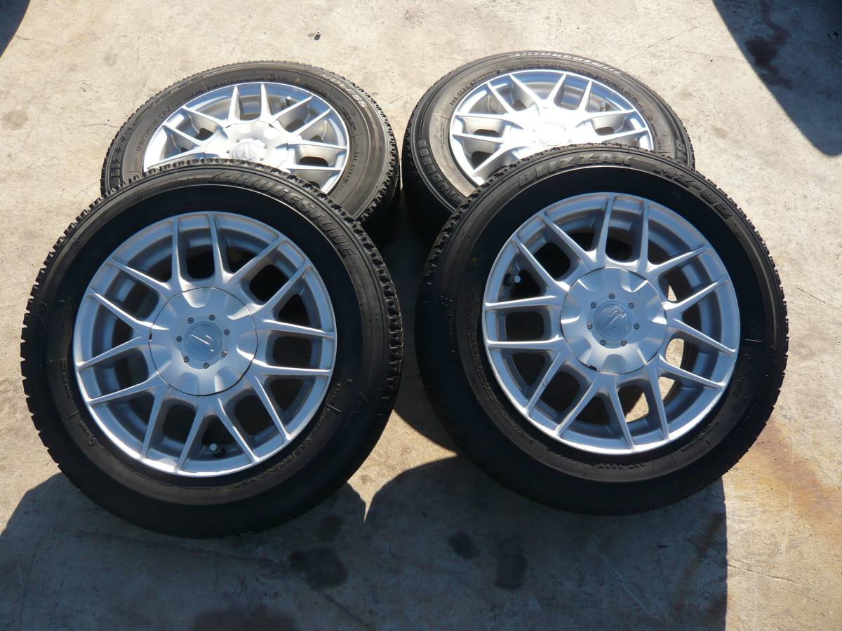 ブリヂストン純正 13インチアルミホイール 4穴マルチ　155/70R13 スタットレス