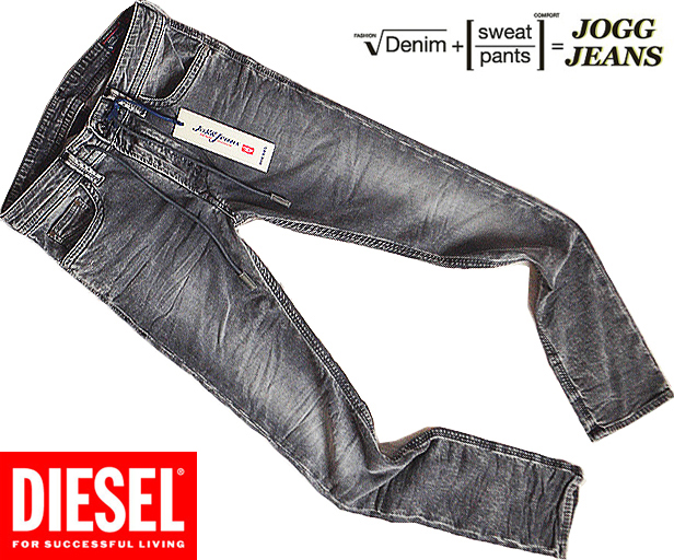 ★【正規品/新品】DIESEL ディーゼル ジョグ・ジーンズ 快適なスリム・スキニー！足長効果抜群シルエット！希少サイズ！THAVAR SP-NE W36 ジョグジーンズ ディーゼル DIESELジョグジーンズ｜メンズ 0 ジョグジーンズ\u2044TAPERED krooleyの通販