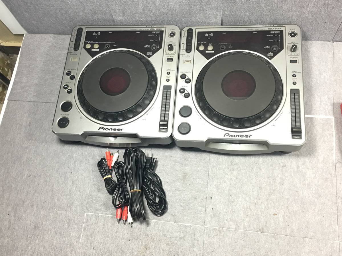 Pioneer CDJ-800mk2 2台セット CDJ ターンテーブル 公式ショッピング pioneer CDJ-800 CDJ ターンテーブル 2台セット