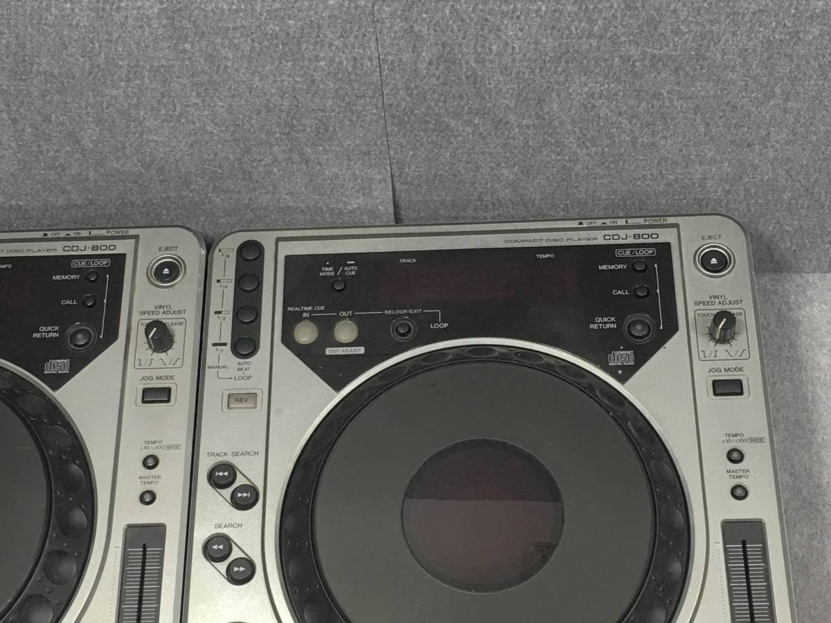 公式ショッピング pioneer CDJ-800 CDJ ターンテーブル 2台セット