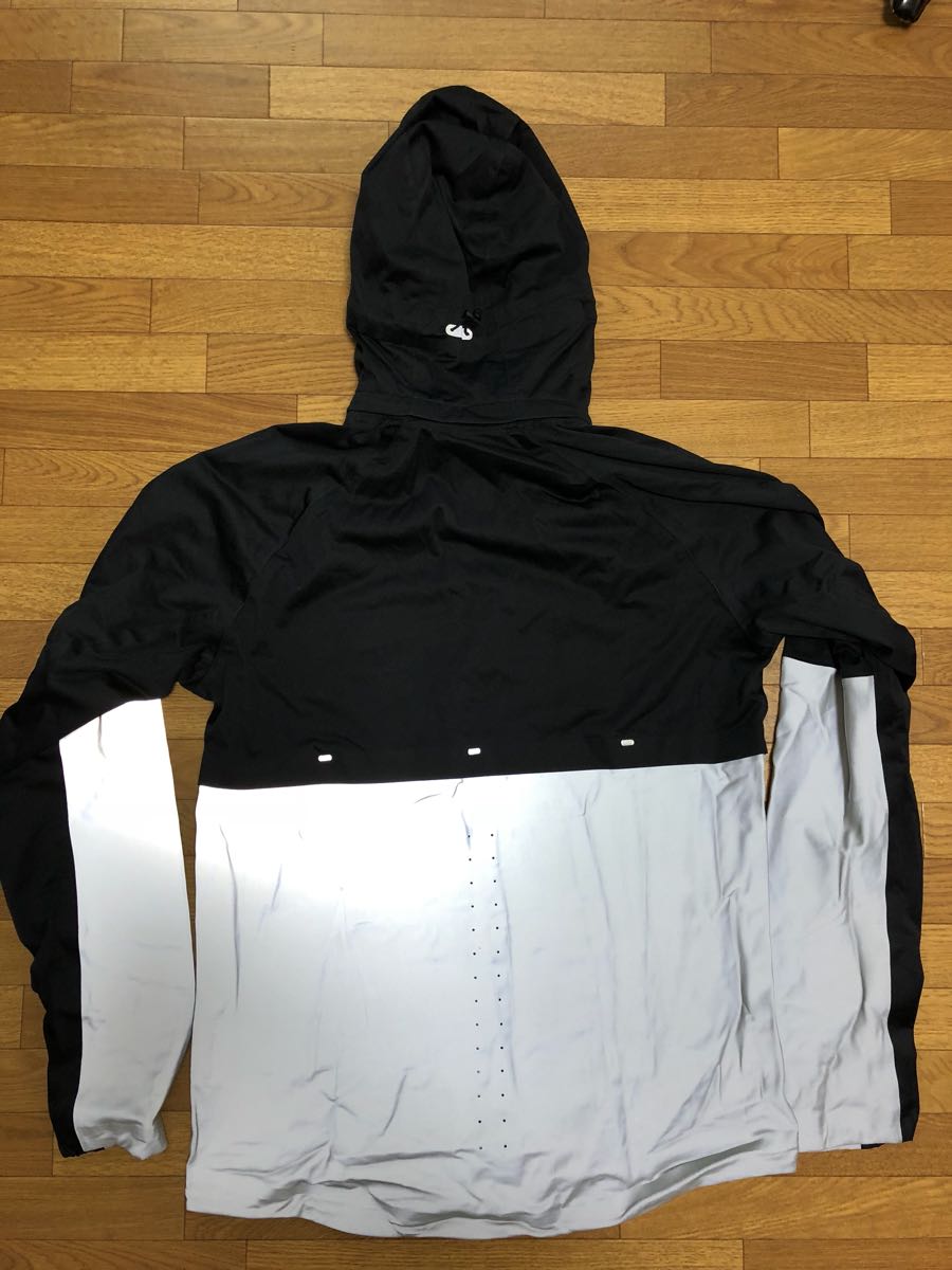 Nike Mens Flash Shield Jacket Windrunner Reflective 3m M Black