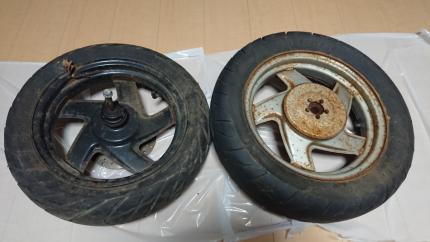 グランドアクシス 前後ホイール タイヤセット