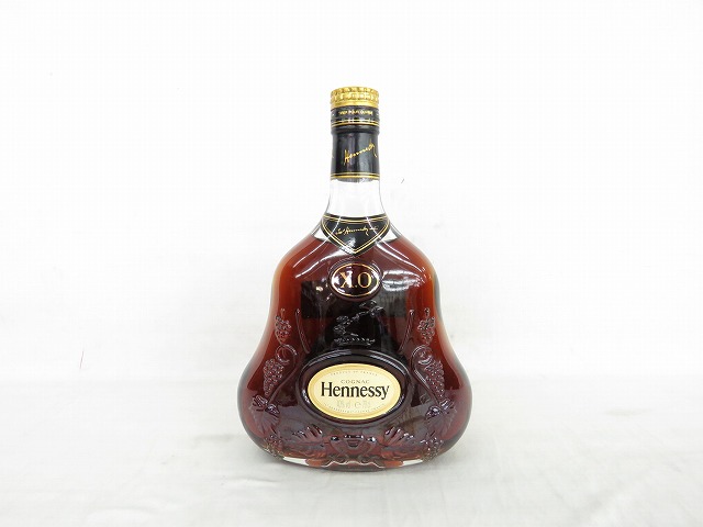 未開栓】Hennessy ヘネシー XO 金キャップ クリアボトル ブランデー