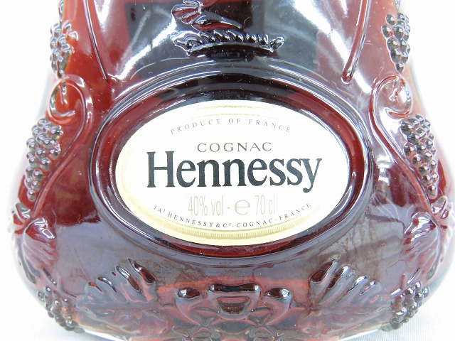 未開栓】Hennessy ヘネシー XO 金キャップ クリアボトル ブランデー