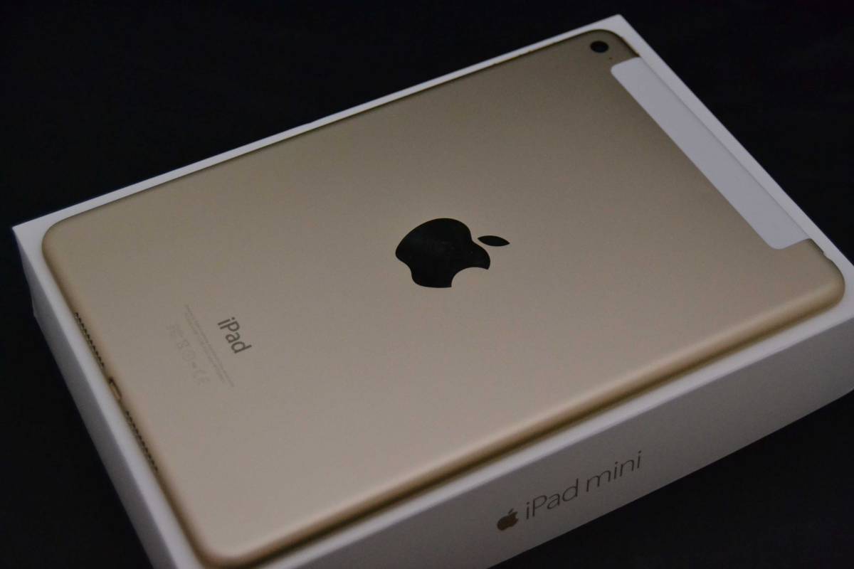 iPad mini4 32GB Wi-Fi Cellular au 本体 ①美品iPad mini4 32GB 美品