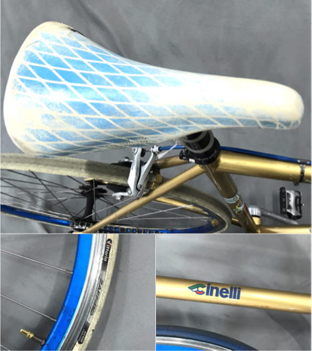 inelli チネリ ロードバイク 700×23 ミニハンドル ゴールド SHIMANO
