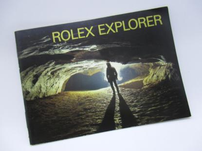 エクスプローラー ロレックス 冊子 ROLEX 純正品 1990年 EXPLORER 冊子 