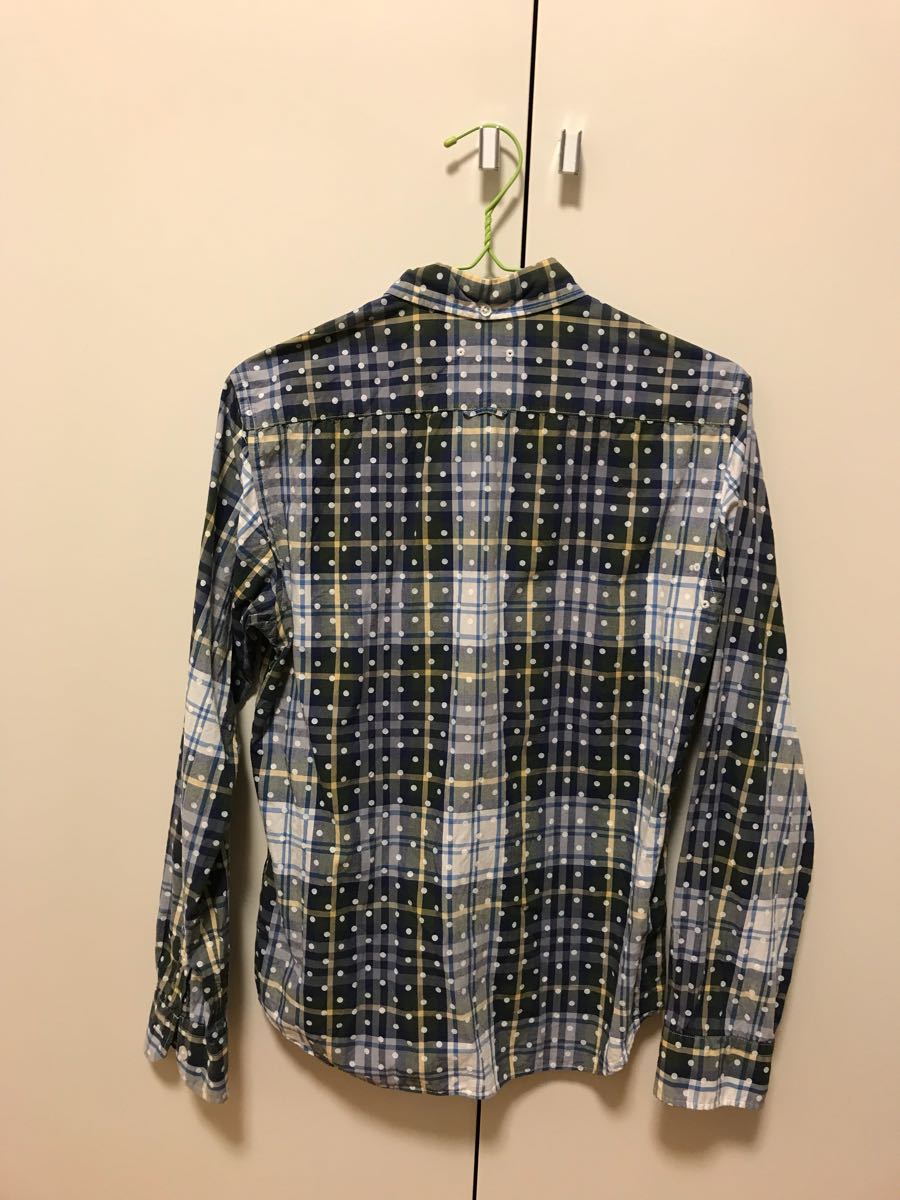SOPHNET ソフ 水玉チェックシャツ Sサイズ