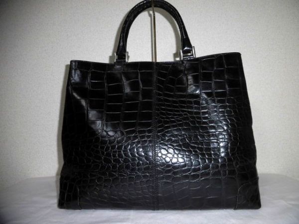 ① ☆伊製☆ barantani バランターニ 型押し レザーバッグ bag 100 
