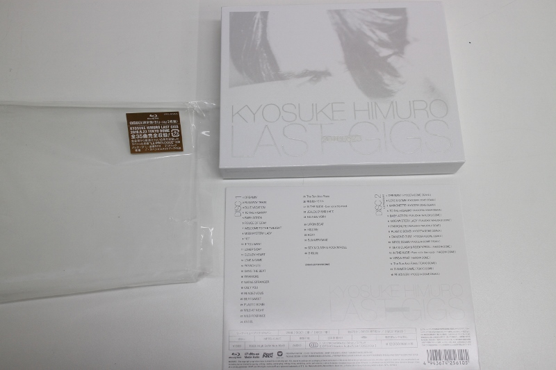 012H406★KYOSUKE HIMURO LAST GIGS 2016.5.23 TOKYO DOME 初回BOX限定盤　2枚組　Blu-ray 氷室京介　☆中古品☆