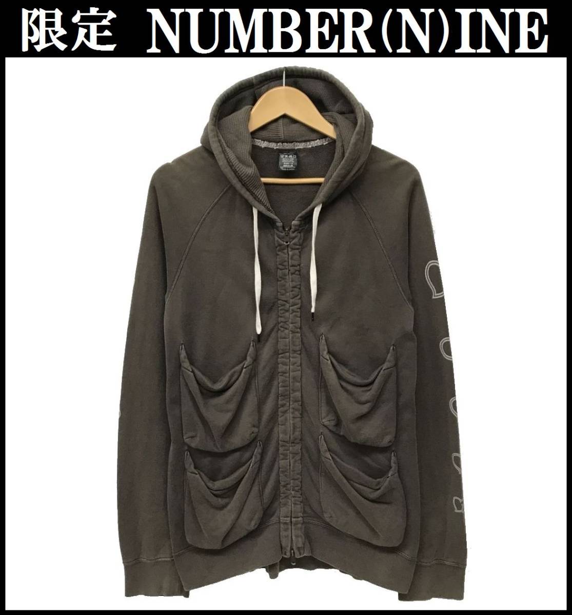 NUMBER - (N)INE Number Gem hoodie mens (n)ine (N)INEのフリマ 