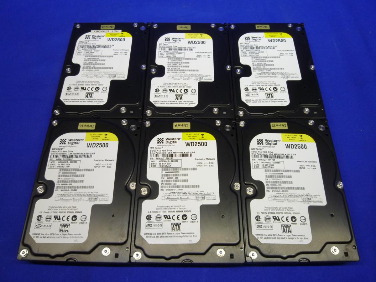 ⑥ Western Digital 3.5インチHDD 6TB WD Blue WD60EZAZ Western