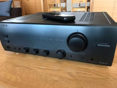 ケンウッド ステレオアンプ KAF-3010R リモコン付 完動品 美品 中古