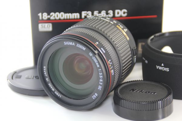 ☆極上美品☆ SIGMA シグマ Nikon ニコン用 AF 18-200mm F3.5-6.3 DC 