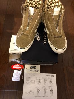 ノンネイティブ バンズ nonnative vans sk8hi 28cm 中古 1日着用