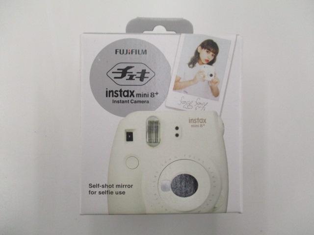 □未使用品 FUJIFILM インスタントカメラ チェキ instax mini 8+