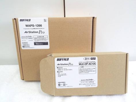 BUFFALO バッファローWAPS-1266とWLE-OP-AC12Cセット 中古】BUFFALO